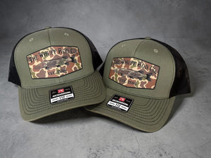 WRC Hat - Musky Loden/Black Camo Patch 112 Curved Bill